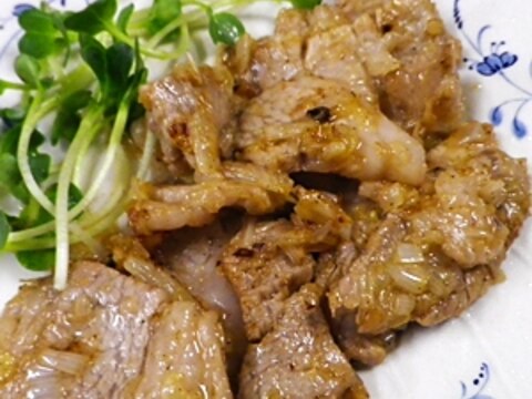 豚のネギ塩ダレつけ焼き